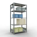 Grundregal, Fachbodenregal Stecksystem MULTIplus150, 2000...