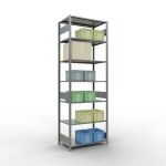 Grundregal, Fachbodenregal Stecksystem MULTIplus150, 3000...