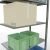 Anbauregal, Fachbodenregal Stecksystem MULTIplus150, 2000 x 1000 x 600 mm (HxBxT), 5 Fachböden, Längenriegel, verzinkt