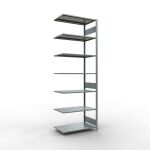 Anbauregal, Fachbodenregal Stecksystem MULTIplus150, 3000...
