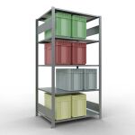 Grundregal, Fachbodenregal Stecksystem MULTIplus150, 2000...