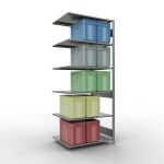 Anbauregal, Fachbodenregal Stecksystem MULTIplus150, 2500...