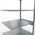 Anbauregal, Fachbodenregal Stecksystem MULTIplus150, 2500 x 1000 x 800 mm (HxBxT), 6 Fachböden, Längenriegel, verzinkt