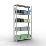 Grundregal, Fachbodenregal Stecksystem MULTIplus150, 2000...