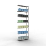 Anbauregal, Fachbodenregal Stecksystem MULTIplus150, 3000...