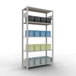 Grundregal, Fachbodenregal Stecksystem MULTIplus150, 2000...