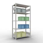 Grundregal, Fachbodenregal Stecksystem MULTIplus150, 2000...