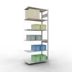 Anbauregal, Fachbodenregal Stecksystem MULTIplus150, 2500...