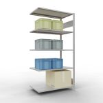 Anbauregal, Fachbodenregal Stecksystem MULTIplus150, 2000...