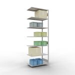Anbauregal, Fachbodenregal Stecksystem MULTIplus150, 3000...