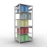 Grundregal, Fachbodenregal Stecksystem MULTIplus150, 2500...