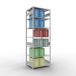 Grundregal, Fachbodenregal Stecksystem MULTIplus150, 3000...