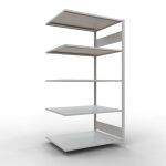 Anbauregal, Fachbodenregal Stecksystem MULTIplus150, 2000...