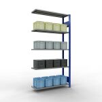 Anbauregal, Fachbodenregal Stecksystem MULTIplus150, 2000...