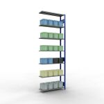 Anbauregal, Fachbodenregal Stecksystem MULTIplus150, 3000...