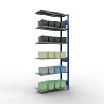 Anbauregal, Fachbodenregal Stecksystem MULTIplus150, 2500...