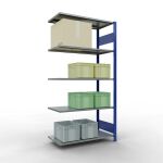 Anbauregal, Fachbodenregal Stecksystem MULTIplus150, 2000...