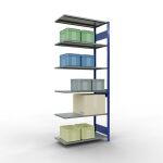 Anbauregal, Fachbodenregal Stecksystem MULTIplus150, 2500...
