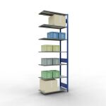 Anbauregal, Fachbodenregal Stecksystem MULTIplus150, 3000...