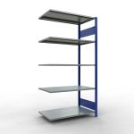 Anbauregal, Fachbodenregal Stecksystem MULTIplus150, 2000...