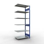 Anbauregal, Fachbodenregal Stecksystem MULTIplus150, 2500...