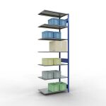 Anbauregal, Fachbodenregal Stecksystem MULTIplus150, 3000...