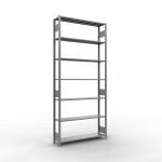 Grundregal, Fachbodenregal Stecksystem MULTIplus150, 3000...