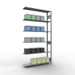 Anbauregal, Fachbodenregal Stecksystem MULTIplus150, 2500...