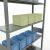 Grundregal, Fachbodenregal Stecksystem MULTIplus150, 3000 x 1300 x 400 mm (HxBxT), 7 Fachböden, Längenriegel, verzinkt