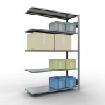 Anbauregal, Fachbodenregal Stecksystem MULTIplus150, 2000...