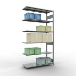 Anbauregal, Fachbodenregal Stecksystem MULTIplus150, 2500...