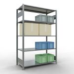 Grundregal, Fachbodenregal Stecksystem MULTIplus150, 2000...