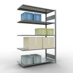Anbauregal, Fachbodenregal Stecksystem MULTIplus150, 2000...