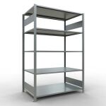 Grundregal, Fachbodenregal Stecksystem MULTIplus150, 2000...