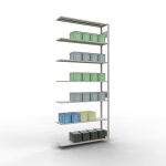 Anbauregal, Fachbodenregal Stecksystem MULTIplus150, 3000...
