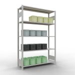 Grundregal, Fachbodenregal Stecksystem MULTIplus150, 2000...