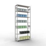 Grundregal, Fachbodenregal Stecksystem MULTIplus150, 3000...