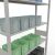 Grundregal, Fachbodenregal Stecksystem MULTIplus150, 3000 x 1300 x 400 mm (HxBxT), 7 Fachböden, Längenriegel, RAL 7035 lichtgrau