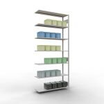 Anbauregal, Fachbodenregal Stecksystem MULTIplus150, 3000...