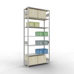 Grundregal, Fachbodenregal Stecksystem MULTIplus150, 3000...