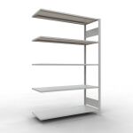 Anbauregal, Fachbodenregal Stecksystem MULTIplus150, 2000...