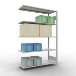 Anbauregal, Fachbodenregal Stecksystem MULTIplus150, 2000...