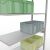 Anbauregal, Fachbodenregal Stecksystem MULTIplus150, 2500 x 1300 x 500 mm (HxBxT), 6 Fachböden, Längenriegel, RAL 7035 lichtgrau