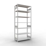 Grundregal, Fachbodenregal Stecksystem MULTIplus150, 3000...