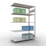 Anbauregal, Fachbodenregal Stecksystem MULTIplus150, 2000...