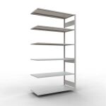 Anbauregal, Fachbodenregal Stecksystem MULTIplus150, 2500...