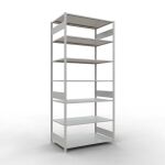 Grundregal, Fachbodenregal Stecksystem MULTIplus150, 3000...