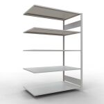 Anbauregal, Fachbodenregal Stecksystem MULTIplus150, 2000...