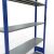 Grundregal, Fachbodenregal Stecksystem MULTIplus150, 2000 x 1300 x 300 mm (HxBxT), 5 Fachböden, Längenriegel, RAL 5010 enzianblau/verzinkt
