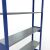 Grundregal, Fachbodenregal Stecksystem MULTIplus150, 2500 x 1300 x 300 mm (HxBxT), 6 Fachböden, Längenriegel, RAL 5010 enzianblau/verzinkt